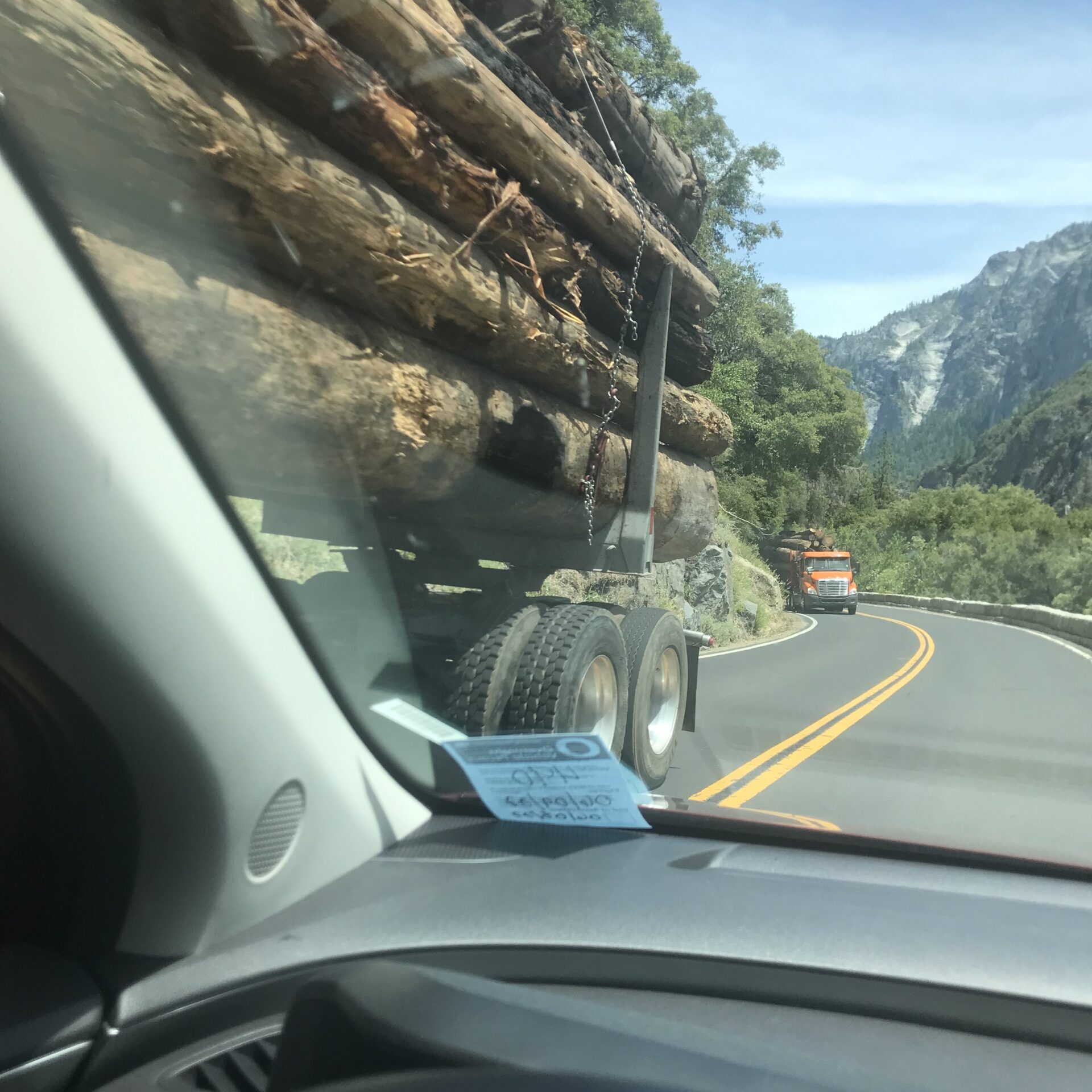 Log Trucks leaving Yosemite Valley, Doug Bevington © 2022 